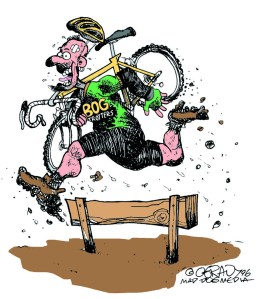 Dry courses and one run-up are for poofs.