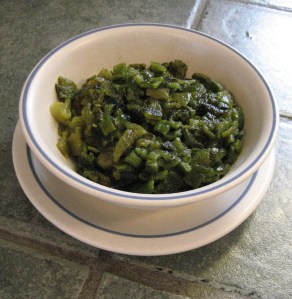 A guy needs chile inside when it's chilly outside.