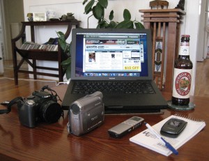 roboscribe Q: A Seventies-era newsman would have used which of these eight tools? (Hint: Batteries not required.)