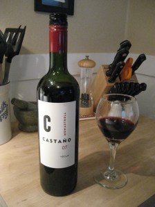 In keeping with our new Tour tradition, we're drinking a Spanish red this evening in honor of El Pistolero.