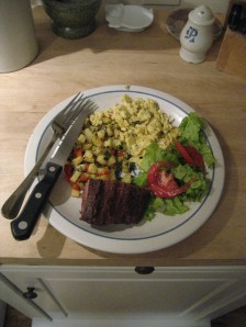 There's a heart attack on a plate for you.