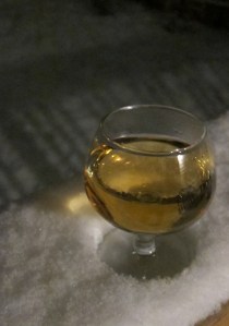 Whiskey on the ... snow?