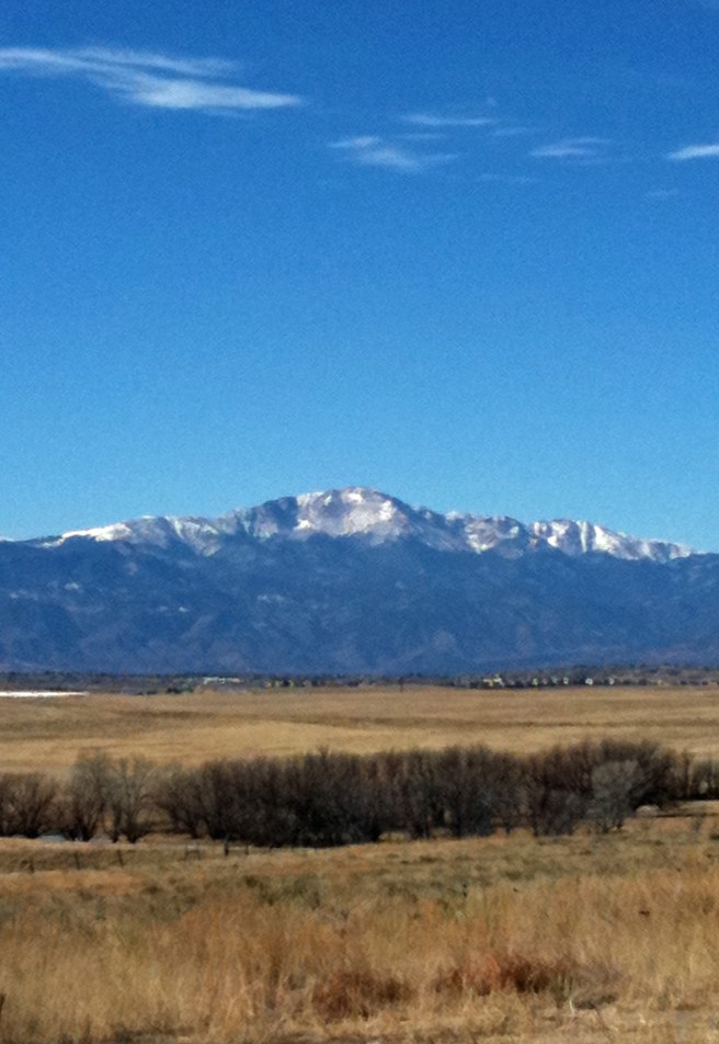Pikes Peak from Highway 24