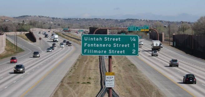 I-25 at 10 a.m.