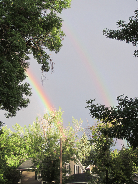 July's final rainbow