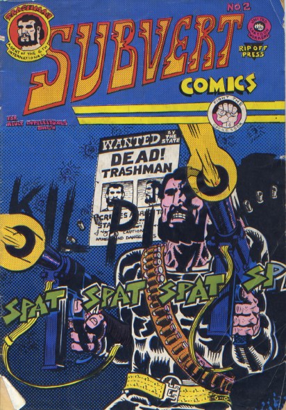 Trashman stars in Subvert Comics