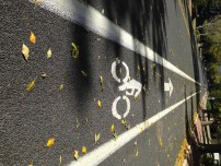 The streets are safer, even with a light coating of leaves.