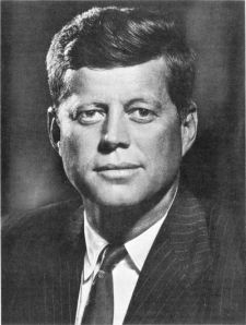 President John F. Kennedy.