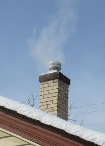 Calm down, all you ring-kissers. We don't have a new pope. That's just the furnace working overtime at Chez Dog.