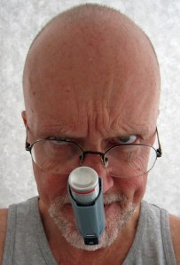 "Uh, sir, you're supposed to inhale, not chew."