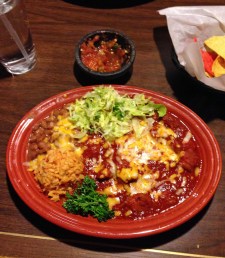 Enchiladas de Herrera from El Bruno's on Fourth.
