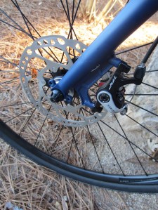 The TRP Spyre mechanical disc brake.