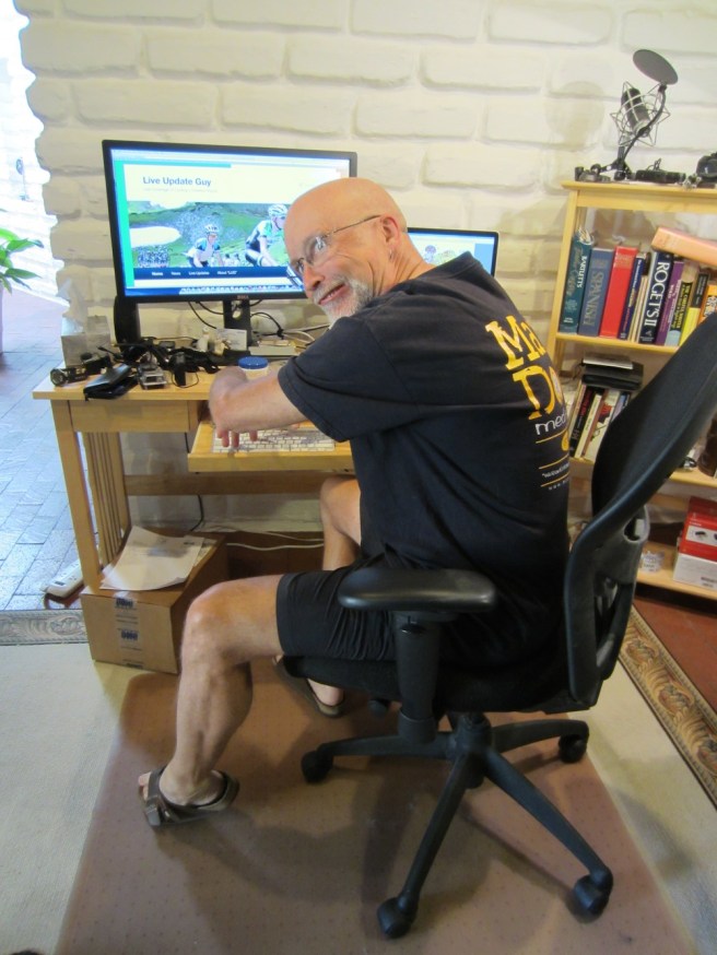 The Phantom of the Opera? Naw, just some bald-headed Irish-American unemployable trying to stave off honest work as usual.