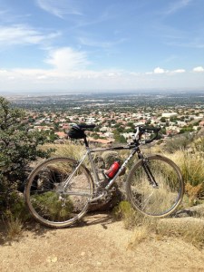 The view to the west from atop Trail 365A.