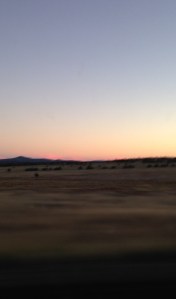 An Arizona parfait, as shot through the passenger window.