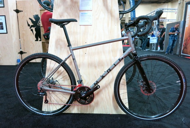 One of Marin's Gestalt bikes. I should've snapped the Four Corners, which is a pretty tasty-looking piece of machinery.