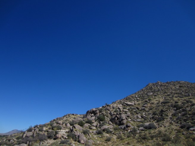 The foothills by the Piedra Lisa parking lot.