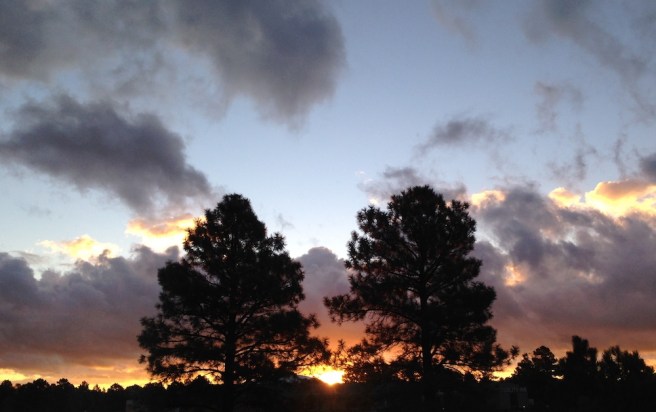 The Big Yellow Ball has company in the sky today. A little rain would definitely lubricate the final push through the desert.