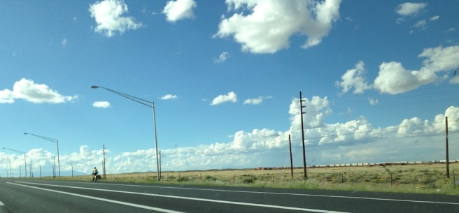 It's a long and lonely road when the wind is up in your grill like you owe it money.