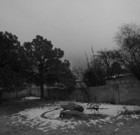 The Sandias are out there somewhere. 
