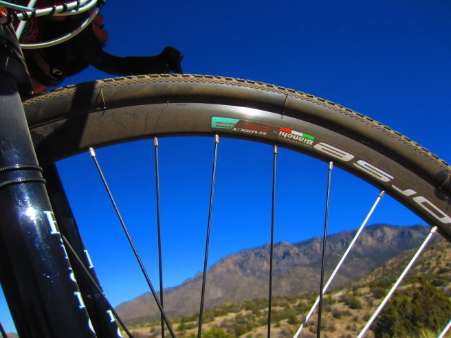 The Bianchi Zurigo Disc is just the thing for the Elena Gallegos trails.