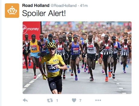 Froomey, this is not cyclocross. This is the Tour. There are rules.